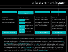 Tablet Screenshot of allastonmartin.com